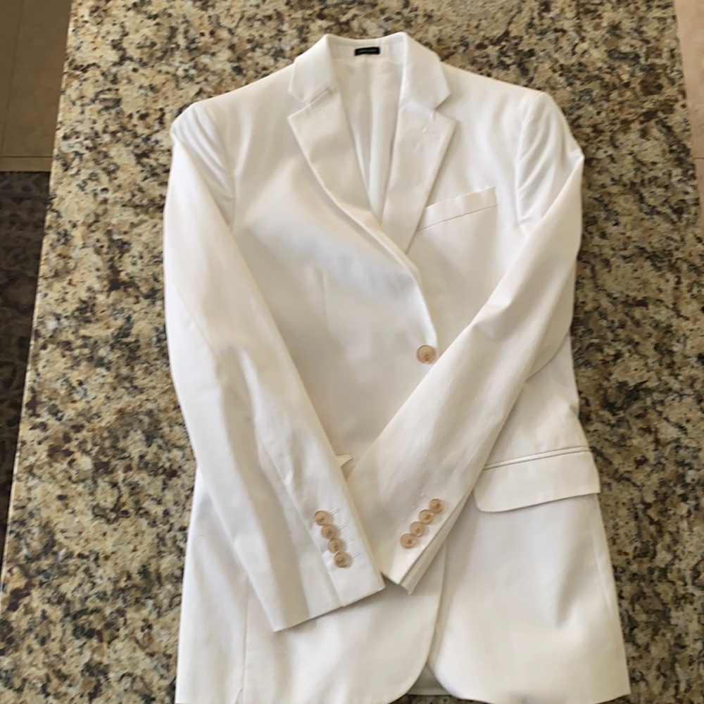 j Ferrar white blazer